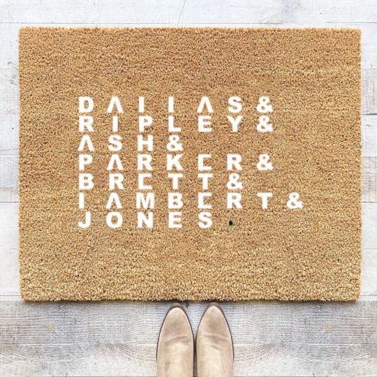 Discover The Crew of the Nostromo: Experimental Jetset style - Alien Movie - Coir Doormats