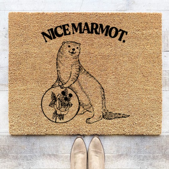Discover Nice Marmot - The Big Lebowski - Coir Doormats