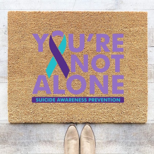 Discover Suicide Awareness Prevention Coir Doormats