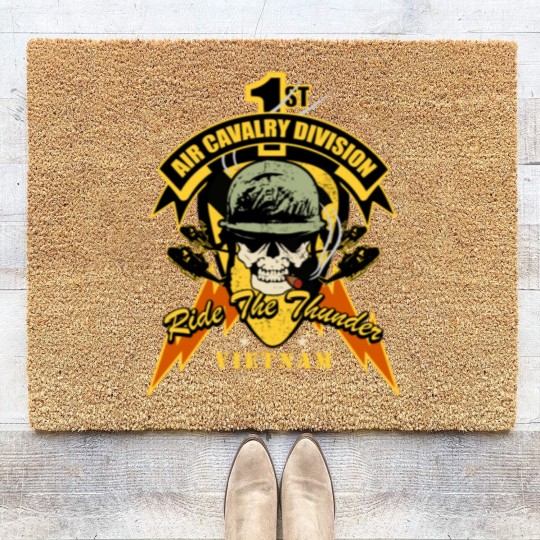 Discover 1St Air Cavalry Division Coir Doormats
