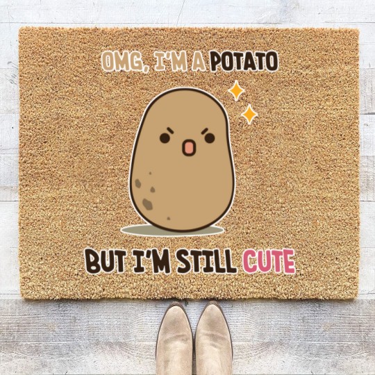 Discover Cute potato is cute - Potato - Coir Doormats