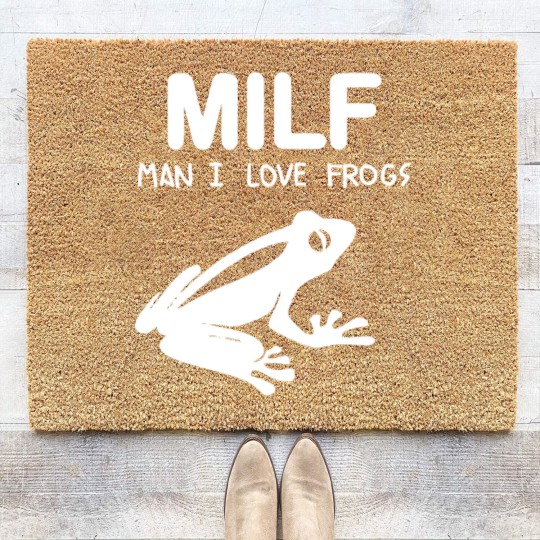 Discover man i love frogs - Man I Love Frogs - Coir Doormats