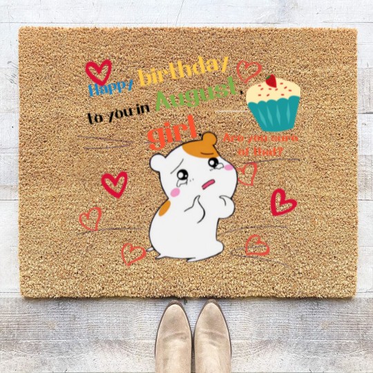 Discover august birthday Coir Doormats