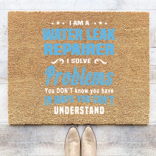 Discover Water Leak Repairer Coir Doormats