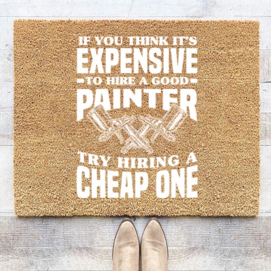 Discover Funny Automotive Car Painter Auto Body Painter Coir Doormats