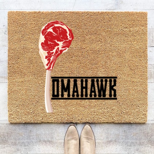 Discover Tomahawk Steak Coir Doormats
