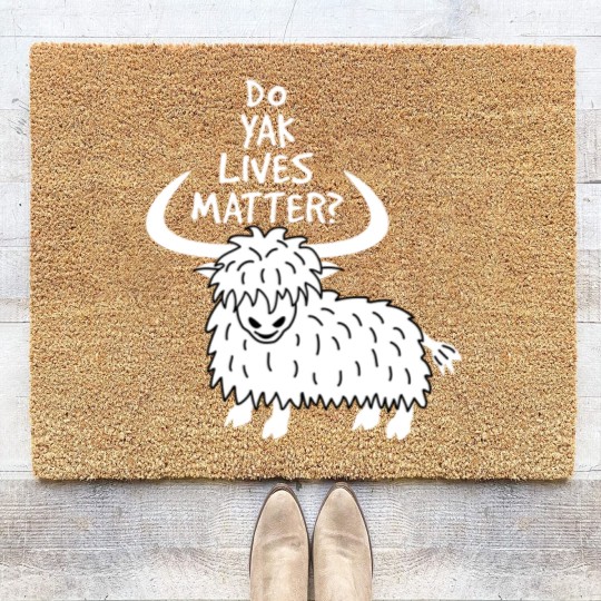 Discover Yak Lives - Yak - Coir Doormats