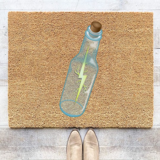 Discover Lightning In A Bottle Coir Doormats