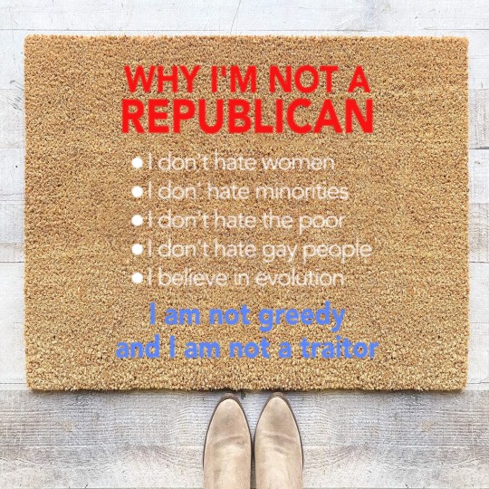 Discover Not Republican Coir Doormats