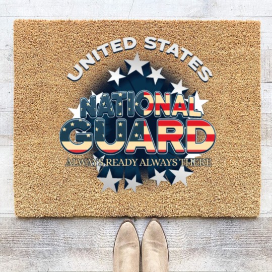 Discover US National Guard Always Ready Always re Army Coir Doormats