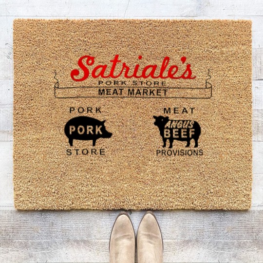Discover Satriale s Pork Store Coir Doormats