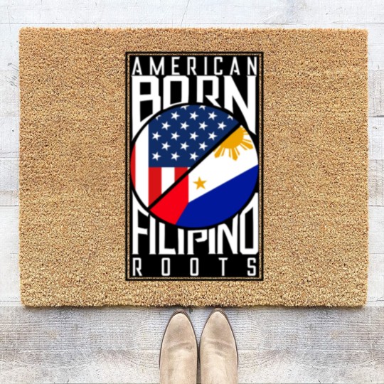 Discover American Born Filipino - Fil-Am Filipino American Coir Doormats
