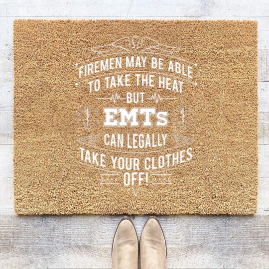 Discover EMT Paramedic Clohtes Off Coir Doormats
