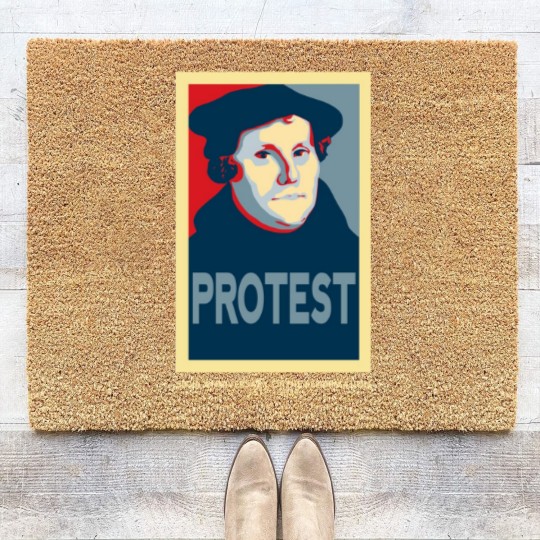 Discover Luther REFORM (with 500th anniversary tag) - Martin Luther - Coir Doormats
