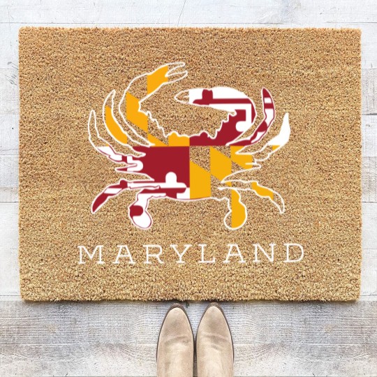 Discover Maryland Crab Coir Doormats