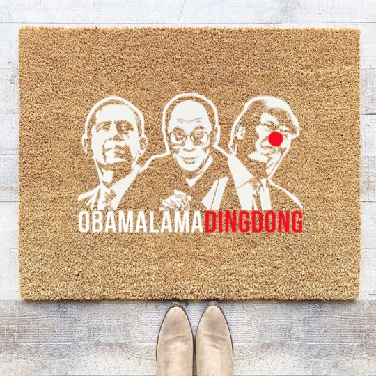 Discover Obama Lama Ding Dong Coir Doormats