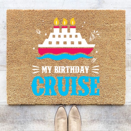 Discover Birthday Cruise Cruising Cruise Ship Holiday Coir Doormats