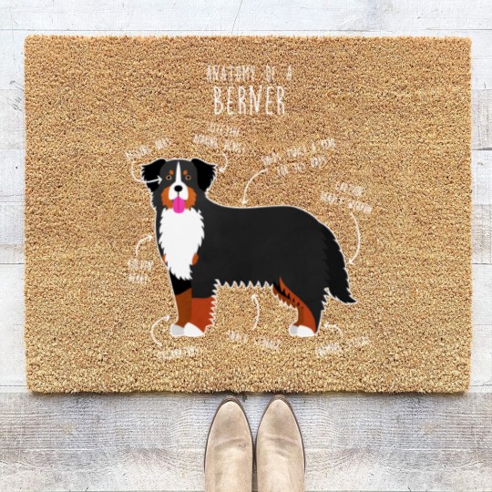 Discover Bernese Mountain Dog Anatomy - Bernese Mountain Dog - Coir Doormats