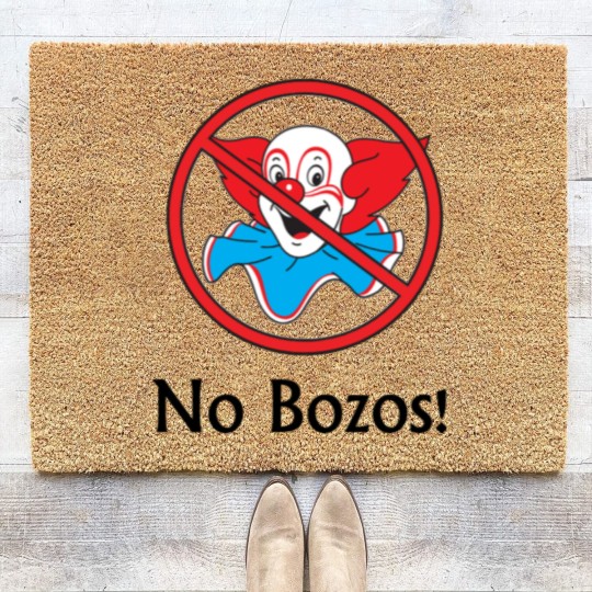 Discover No Bozos Clown Coir Doormats Coir Doormats