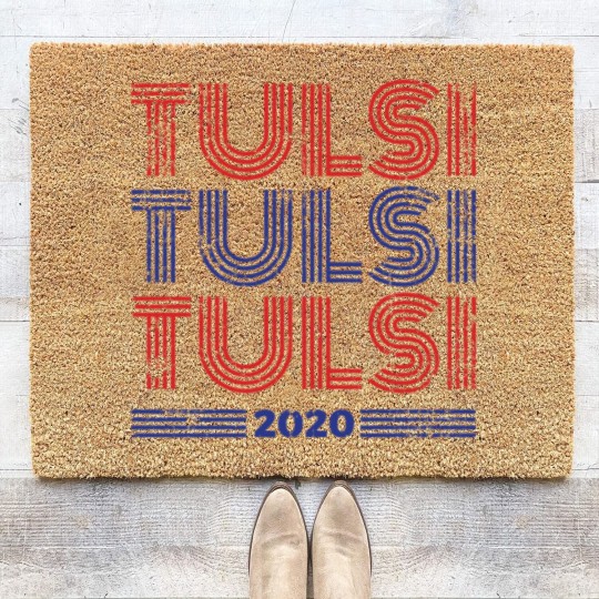 Discover Tulsi Gabbard President 2020 Campaign Coir Doormats