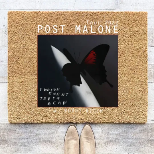 Discover Post Malone Twelve Carat Tour 2022 Coir Doormats