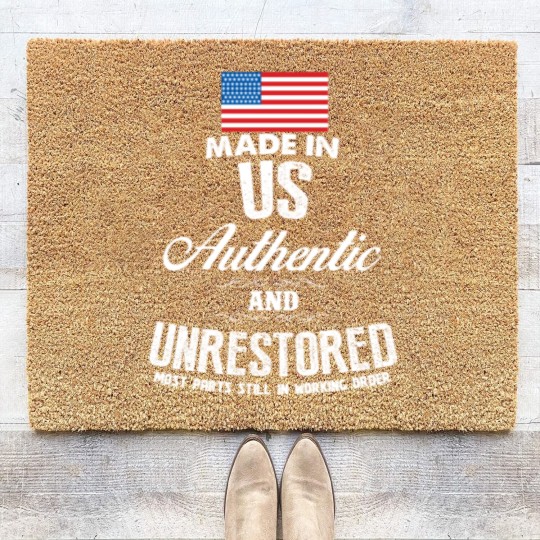 Discover USA - Made in US most parts still in working ord Coir Doormats
