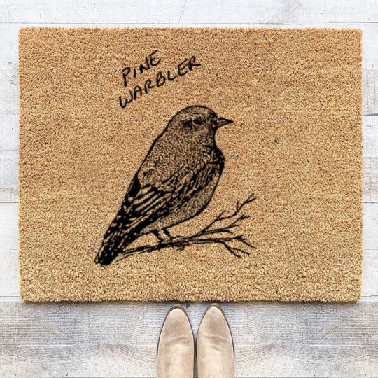 Discover Pine Warbler Coir Doormats