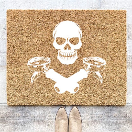 Discover Espresso Pirate Coir Doormats