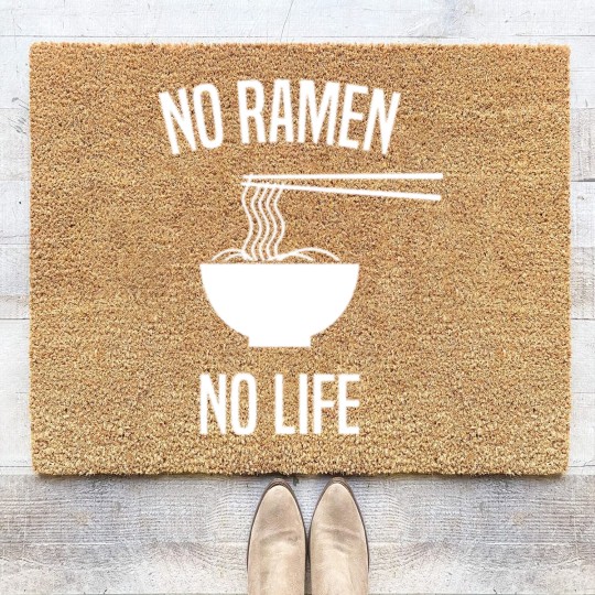 Discover No Ramen No Life Noodle Soup Japan Weeb Gift Idea Coir Doormats