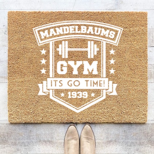 Discover Mandelbaums Gym - Seinfeld - Coir Doormats