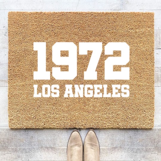 Discover 1972 Los Angeles - California - USA - West Coast Coir Doormats