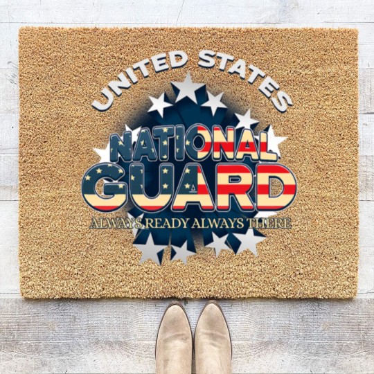 Discover US National Guard Always Ready Always Th Coir Doormats