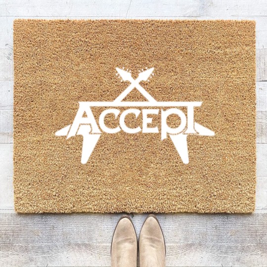 Discover ACCEPT HEAVY METAL Coir Doormats