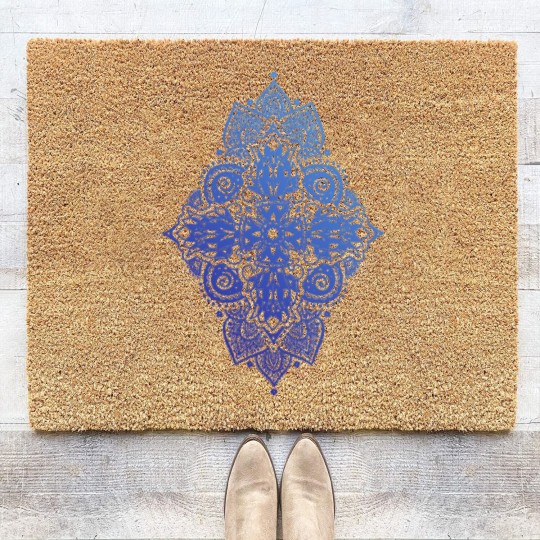 Discover Double Dorje - Vishvavajra -Vajra Coir Doormats