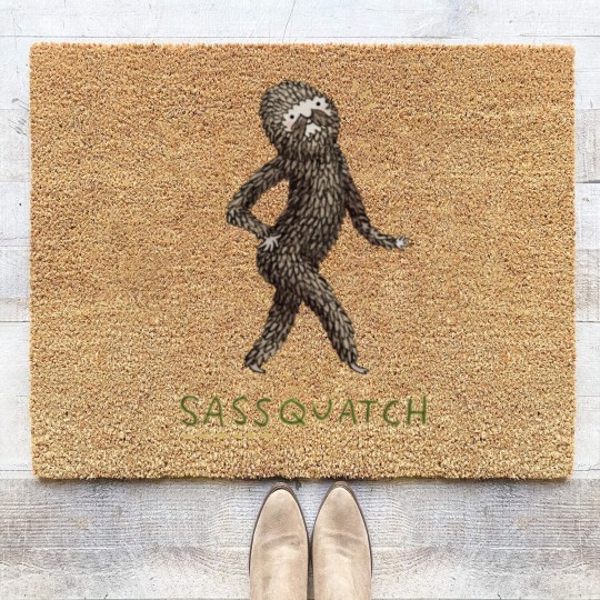 Discover Sassquatch Classic Coir Doormats