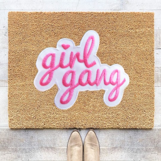 Discover Girl Gang Patch Coir Doormats