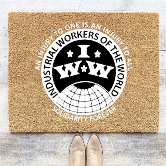 Discover Industrial Workers - Anarchist - Coir Doormats