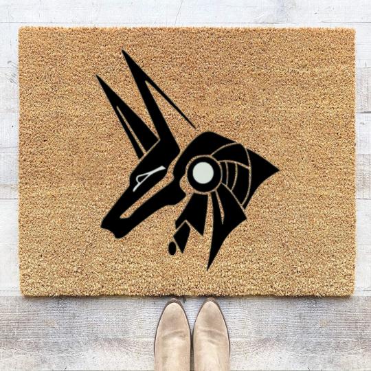 Discover Anubis . pharaoh.egypt Coir Doormats