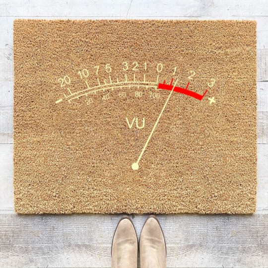 Discover VU Meter Analog Vintage - Vu Meter - Coir Doormats