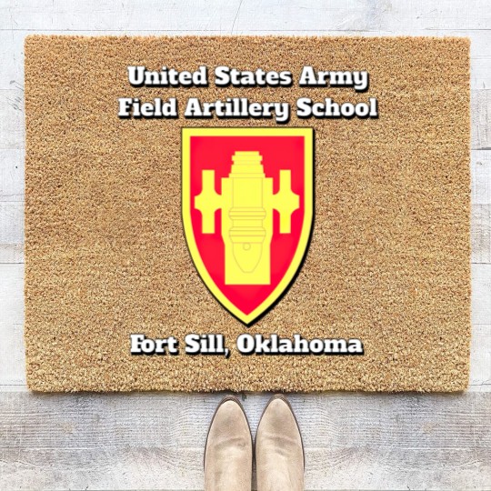 Discover Army Field Artillery School Fort Sill Oklahoma pro Coir Doormats