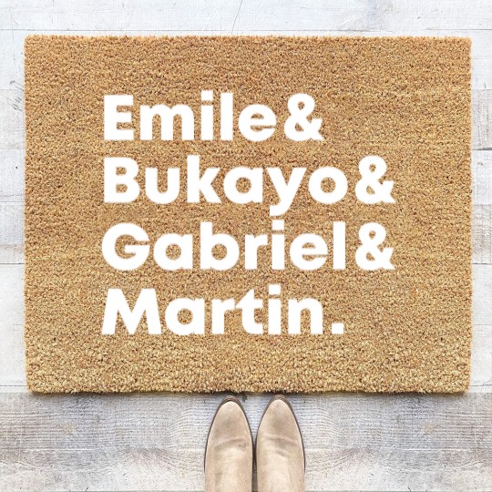 Discover Emile Bukayo Gabriel Martin Coir Doormats
