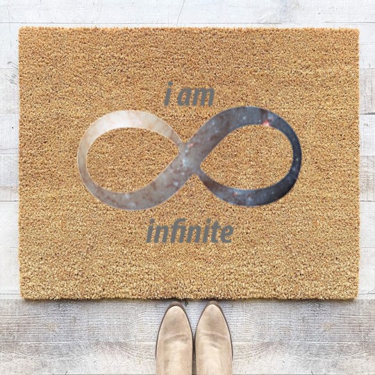 Discover i am infinite - infinity Coir Doormats