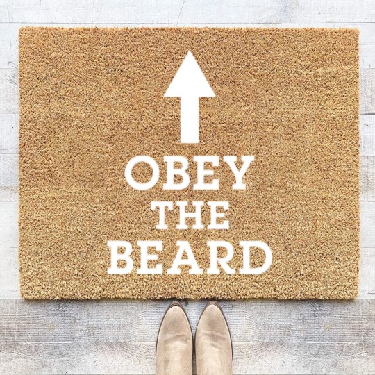 Discover Obey The Beard Funny Coir Doormats Coir Doormats