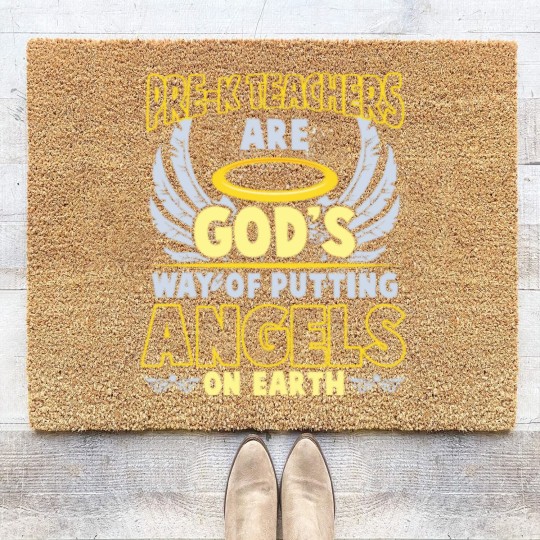 Discover Kindergarten Teaching Pre-K Teacher Coir Doormats