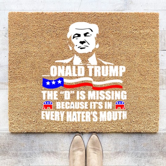 Discover Onald Trump The D Is Missing Coir Doormats