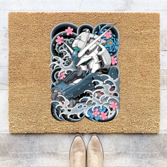 Discover Hi Nu Gundam Tattoo - Gundam - Coir Doormats