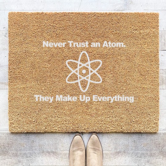 Discover nevertrustanatom_1c Coir Doormats