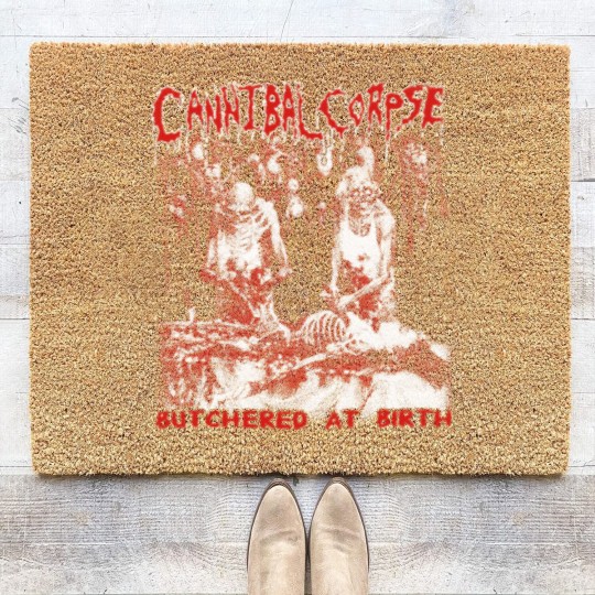 Discover Cannibal corpse - Butchered at birth cool t - sh Coir Doormats