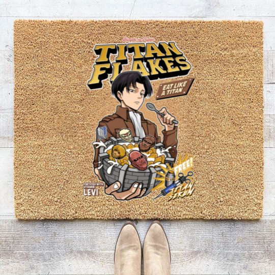 Discover Titan Flakes Shingeki no Kyojin Classic Coir Doormats
