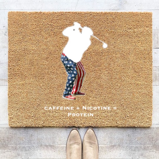 Discover Caffeine + Nicotine = Protein Coir Doormats